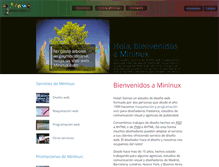 Tablet Screenshot of mininux.com